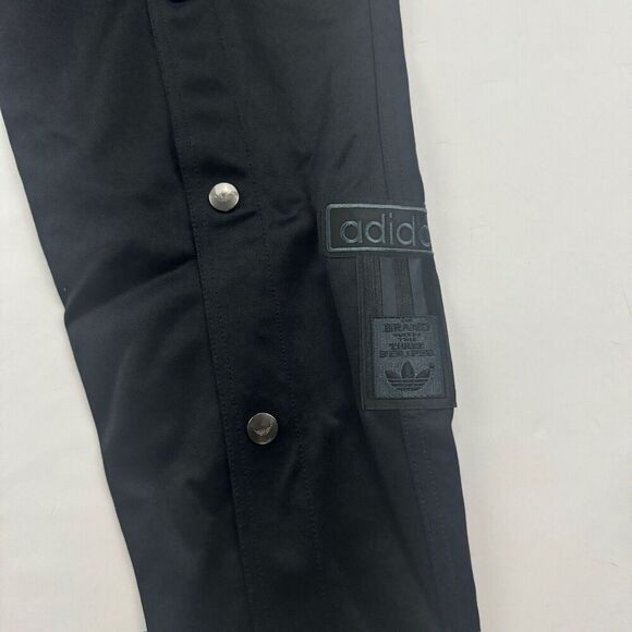 NWT Adidas Women’s Club Adibreak Black Snap Leg Track Pants Activewear Size 4 - Picture 5 of 14